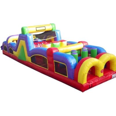 China New Popular Army Eco - Friendly Inflatable Obstacle Course On Sale / Inflatable Game For Kids And Adults for sale