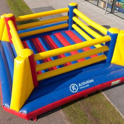 China Small New Environmentally Friendly Interactive Outdoor Kids Inflatable Wrestling Boxing Ring Game for sale