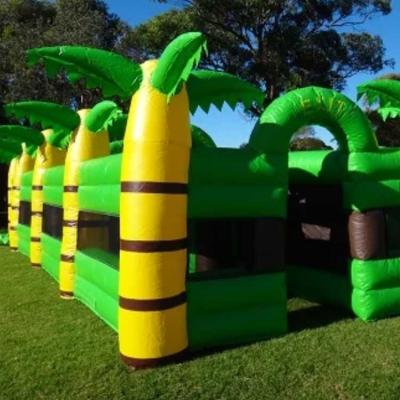 China Maze Riding Outdoor Structure Team Inflatable Jungle Bull Corn Hole Game Environmentally Friendly Adult Mechanical Ride Sports Building Rodeo for sale