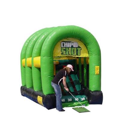 China Eco - Friendly Park Adult Indoor Outdoor Structure Kids Inflatable Golf Chipping Games for sale