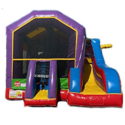 China Eco-Friendly Bounce Houses Miami Art Panel Farm Shade Blow Stakes Inflatable House For Kids for sale