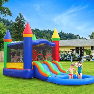 China Eco - Friendly Part 6 Combo Set Inflatable Toddler Bounce House With 740w for sale