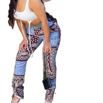 China Anti-Wrinkle Tecnologia 2020 Bandana Patchwork Pants Comfortable Stylish for sale