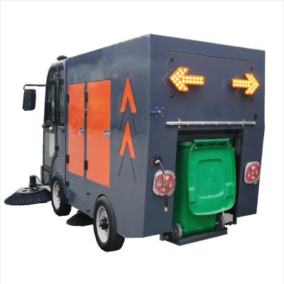 China Road Cleaning Brush Floor Sweeper Machine No Residue Sweeper Electric Track Sweeper for sale