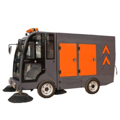 China Road Cleaning Brush The Most Convenient Large Electric Road Sweeper Street - Sweeping Car for sale