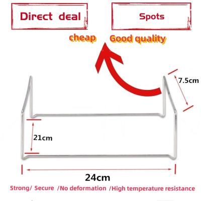 China Factory supply disposable takeout grilled fish rack, store rectangular rack, iron rack KYJ01 for sale