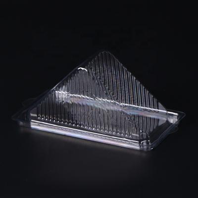 China Disposable Sandwich Plastic Transparent Box With Cake Baking Pastry Triangle Packaging for sale