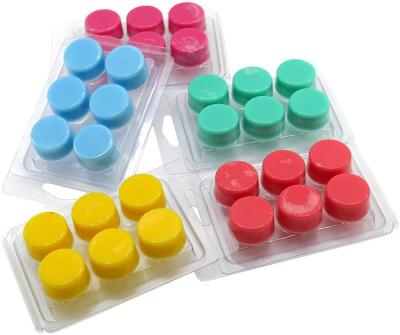 China Hot Selling Single Faced Clamshell Empty Clear Plastic Wax Melts Packaging for sale