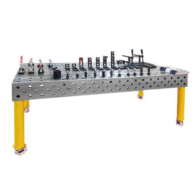 China factory produces 3d cast iron jig welding table D28 D16 for sale