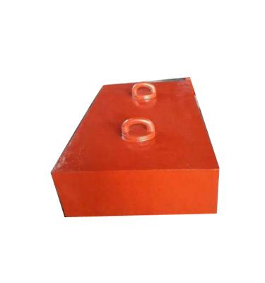 China Economic Customized Wholesale Cast Iron Counterweight Block for sale