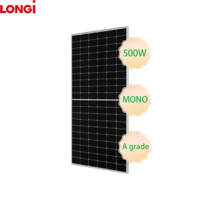 China 25A Longi Solar Panel Hot Promotional Mono High Efficiency 182mm Half Cells 300W 325W 350W 400W 450W 500W Solar Panel for sale