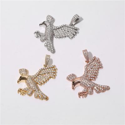 China Hiphop Animals Animals In The Sky A Shiny Zircon Pendant Of An Eaglein The Sky A Shiny Zircon Pendant Of An Eagle for sale