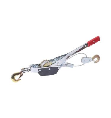 China Hot Sale 2T Manual Boat Wire Rope Hand Puller With Two Hooks Single Gear And Hand Manual Winch for sale