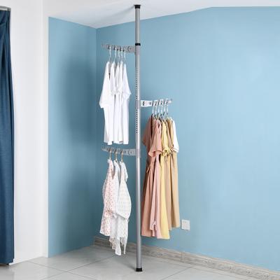 China 2022 Manufacturer Price Adjustable Suitable Floor Clothes Hanger Rack Coat Stand Standing Hanger (Other) for sale