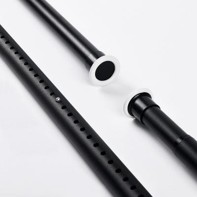 China Wholesale Non Drilling Adjustable Customized Steel Tube Telescopic Curtain Rods Clothes Pole Curtain Pipe Leading Manufacturer CLASSIC for sale