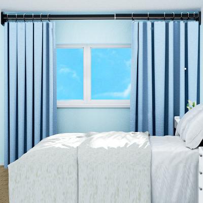 China Custom White Cross Curtain Rod Stainless Steel Shower Curtain Poles CLASSIC Extendable Telescopic Rod Freestanding Curtain Poles for sale