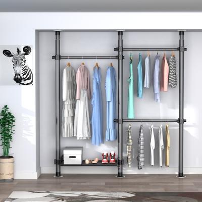 Китай Cheap Simple (Size) Folding Home Adjustable Storage No Punch Modern Bedroom Fabric Wardrobes продается