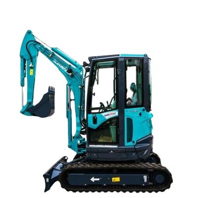 China Mini Crawler Excavator 2 Ton Towable Bucket Sunward SWE20F With Rubber Track 0.025Cbm for Hotels for sale