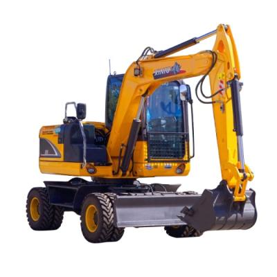 China Hotels XN85-9X/Y 8 Ton Rhino Wheeled Large Excavators Tread Excavator for sale