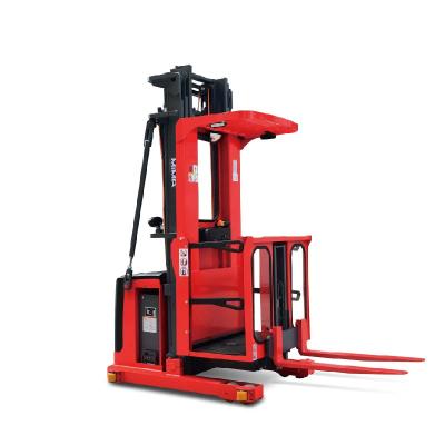 China Hotels 1 Ton Electric Overhead Full Order Picker Reach Stacker for sale