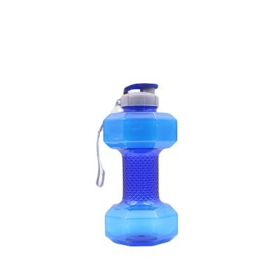 China 2022 Sustainable New Style 1.5L Dumbbell Shape Sports Plastic Water Bottles Insulated Sports Water Bottles Sport for sale