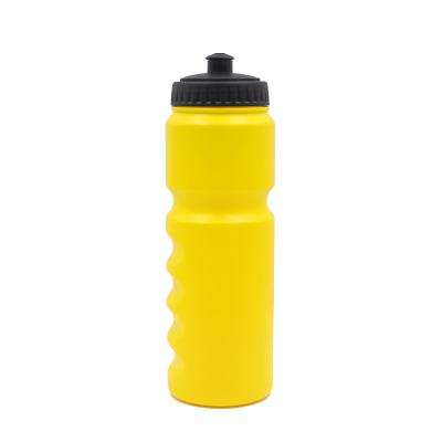 China Custom New Design 750ml Cheap Viable Logo Bike PE Sports Water Bottle For Gym for sale