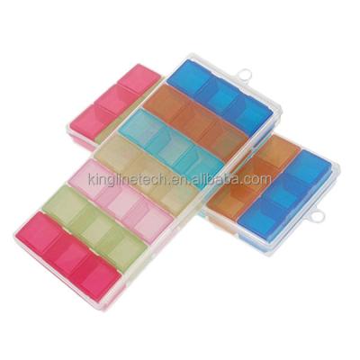 China Eco-friendly wholesale plastic pill box from store pills, high quality pill case, custom pill container box for sale