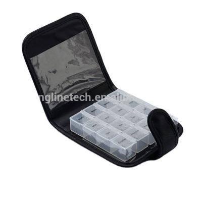 China Leather Store Pills PU Medicine Pill Box for sale