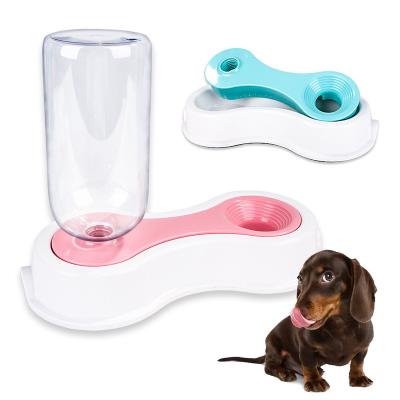 China Dismountable Anti-spill Pet Mouth Pet Mouth Sustainable Dog Water Bowl Automatic Non-wet Drinker Cat Supplies for sale