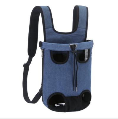 China Outdoor Pet Backpack Travel Extinguishing Dog Backpack Pet Bag Trunk Folding Bag Portable Cat Dog Small Bag for sale