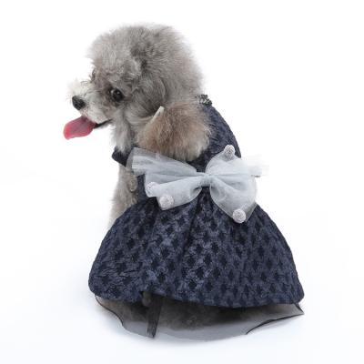 China Stocked Pet Wedding Apparel Tuxedo Evening Dress for sale