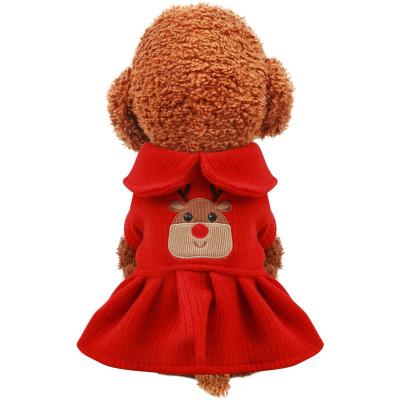 China Pet Wear Couples Puppy Cat Clothing Stocked Warm And Cold Cute Clothes Autumn And Winter for sale