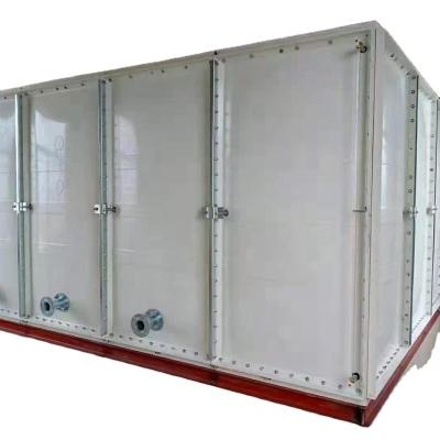 China Hotels Less Joints Reinforce Fiberglass Plastic Water Tank With 2m*1m Panels for sale