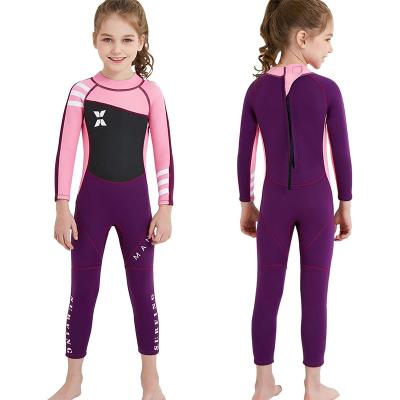 China Child Wetsuit Kids Suits 2.5mm Full Neoprene Wetsuit UV Protection Keep Warm Long Sleeve Wetsuits For Swimming Diving Scuba for sale