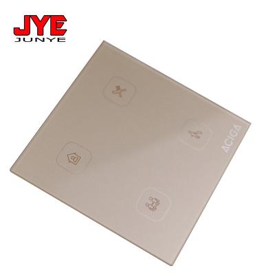 China Workshop Smart Home Electric Glass Panel Switch For Home Service Reminder for sale