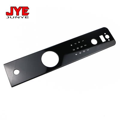 China Workshop Number Button Press Access Round Sharpening Smart Glass Panel For Lock Door for sale