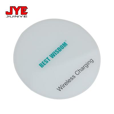 China School New Arrival Custom Logo Fast Wireless Charging Glass Pad For Phone Charger for sale