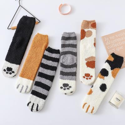 China QUICK DRY PH-703 in Fuzzy Socks Custom Make Your Logo running your own design volume Fuzzy Warm Socks For Women for sale