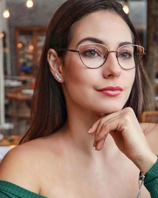 China For optical glass blue light blocking glass women 2021 retro anti blue light glasses for sale