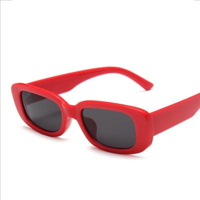 China Fashion sunglasses 2021 red women's sunglasses new fashion style square sunglasses small sunglasses for sale