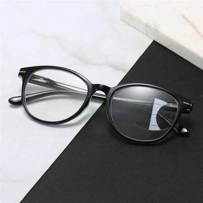 China Fashion Reading Glasses Female Thin Anti-blue Lightweight Multifocal Smart Glasses HD Glasses for sale