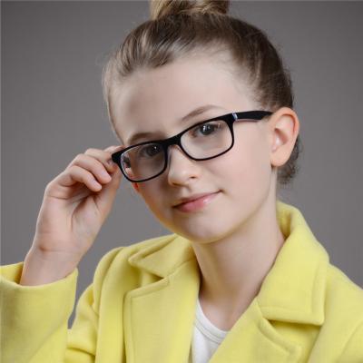 China For Prescription Glasses 2021 Fashion Comfortable Blue Acetate Frames Kids Anti Blue Light Blocking Glasses For Kids for sale