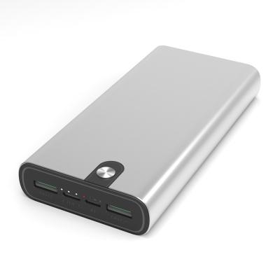 China 2 USB Port 20000mAh Aluminum Alloy 10W Power Bank Shell And PCBA With The 4 Indicator Lights Used To Assemble The Power Bank for sale