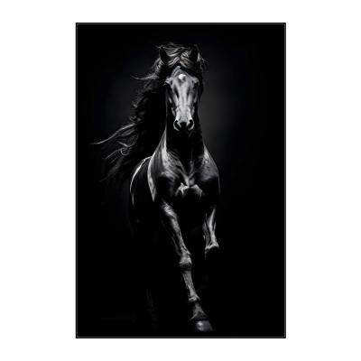 China Home Decoration .office Wholesale custom horse design art painting canvas home decor waterproof HD print ready to hang canvas wall art for sale