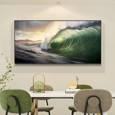 China Waterproof Big Size Canvas Art Modern Wave Seascape Painting Cuadros Decoracion Salon Wall Pictures Canvas Prints for sale