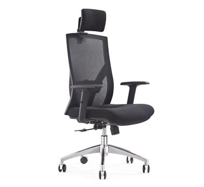 China (Size) Best Modern Executive Ergonomic Office Adjustable Mesh Chair With Jeadrest for sale