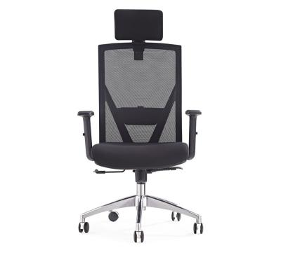 China Mesh Fabric Swivel Computer Desk Adjustable Chair Back Luxury Ergonomic (Height) Executive Commercial Office Chairs With Headrest for sale