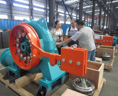 China Wasserturbine-Mikrowasserturbine-Generator-vorstehender Entwurf 100kW Francis zu verkaufen