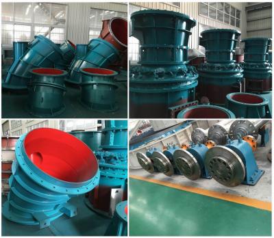 Chine turbine tubulaire de l'eau d'Axe-extension/turbine de type s S Kaplan d'écoulement transversal à vendre