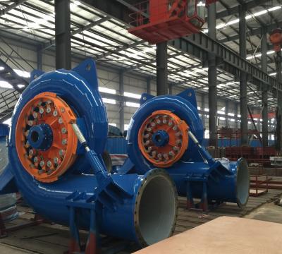 China projeto de poder pequeno da turbina de 1MW Francis/do gerador turbina da água hidro à venda